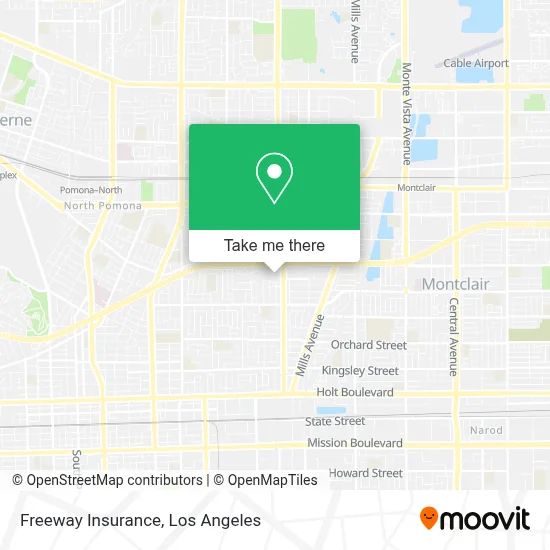 Freeway Insurance map
