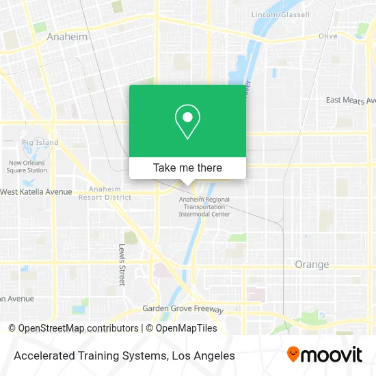 Accelerated Training Systems map