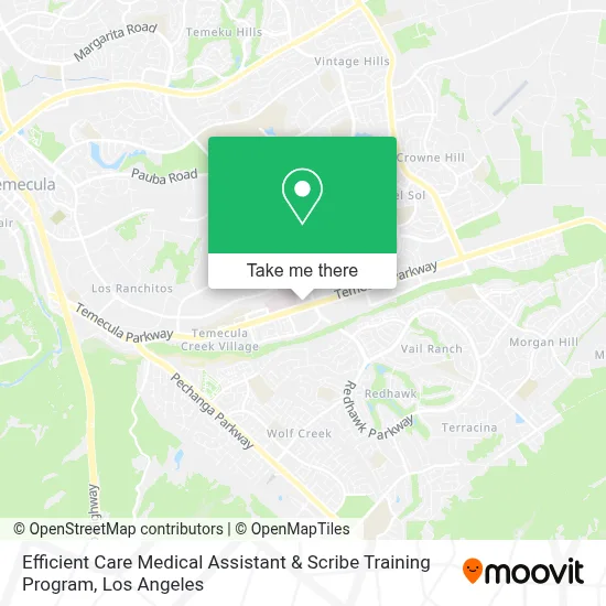 Efficient Care Medical Assistant & Scribe Training Program map