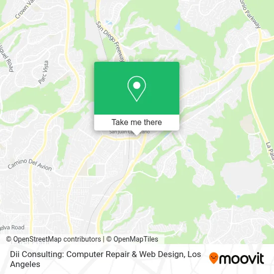 Dii Consulting: Computer Repair & Web Design map