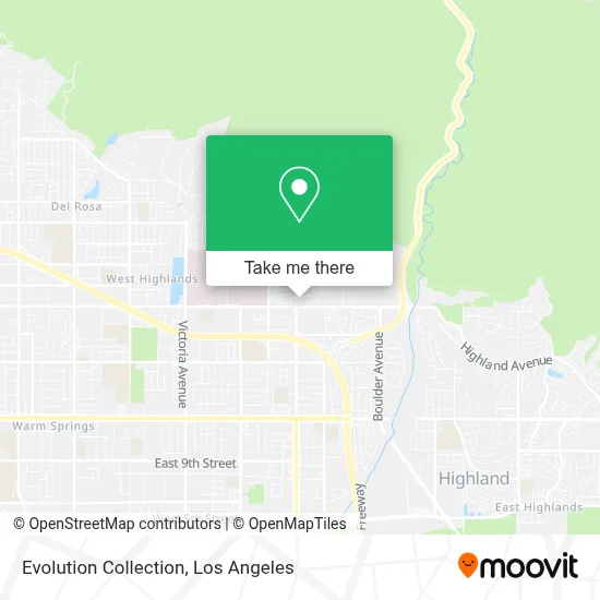Evolution Collection map