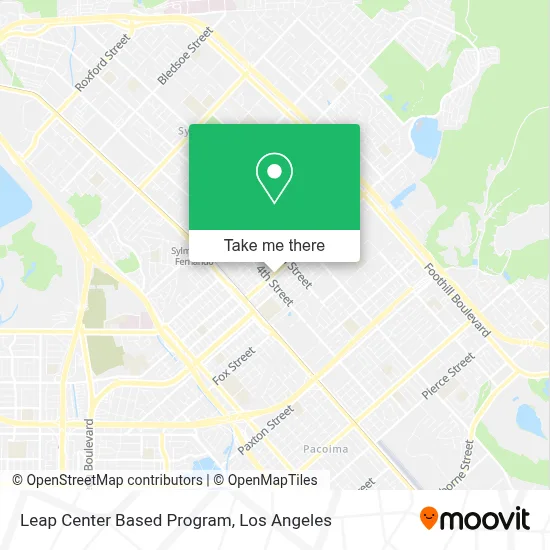 Leap Center Based Program map