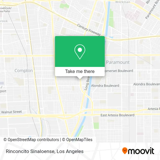 Rinconcito Sinaloense map