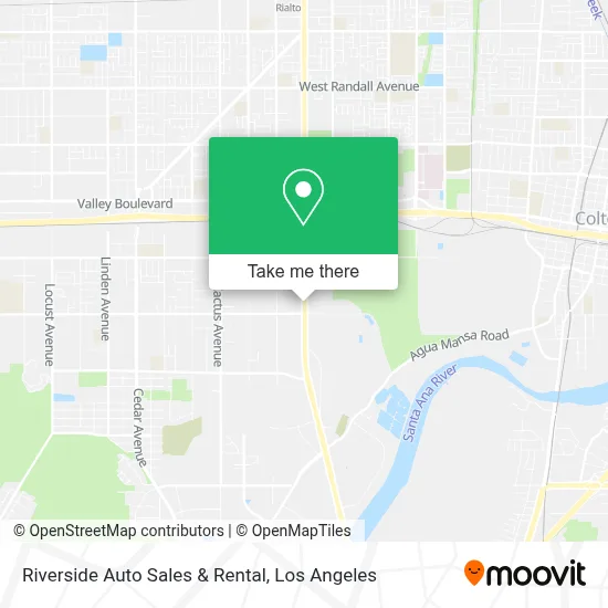 Riverside Auto Sales & Rental map