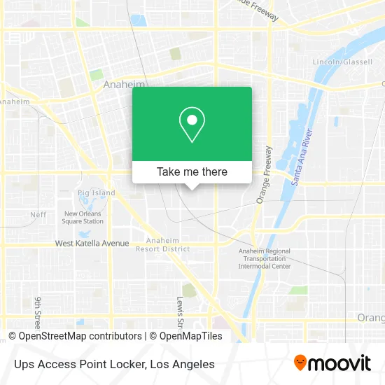 Ups Access Point Locker map