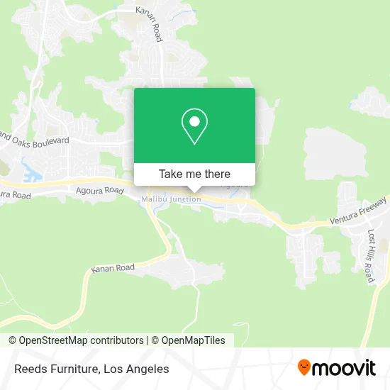 Reeds Furniture map