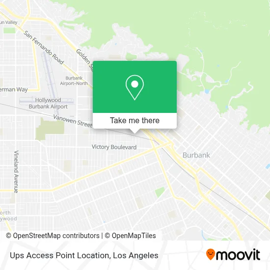 Ups Access Point Location map