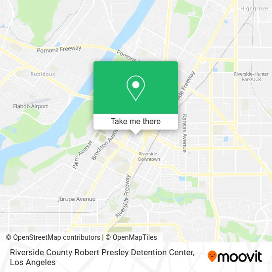 Riverside County Robert Presley Detention Center map