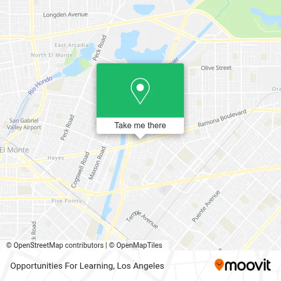 Opportunities For Learning map