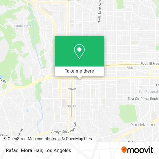 Rafael Mora Hair map