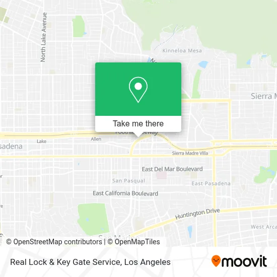 Real Lock & Key Gate Service map