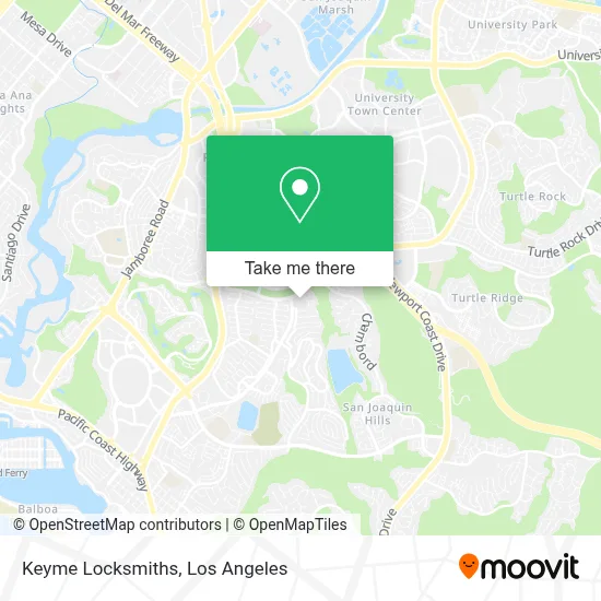 Keyme Locksmiths map