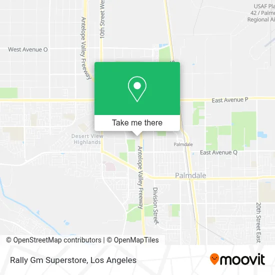 Rally Gm Superstore map