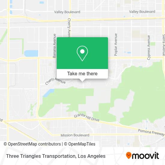 Three Triangles Transportation map
