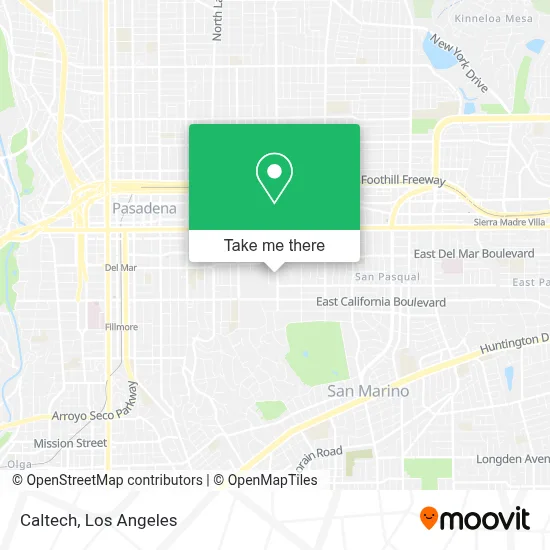 Caltech map