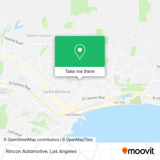 Rincon Automotive map