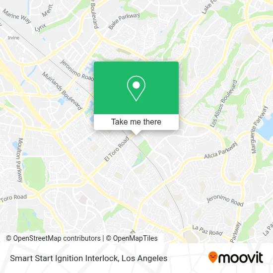 Smart Start Ignition Interlock map