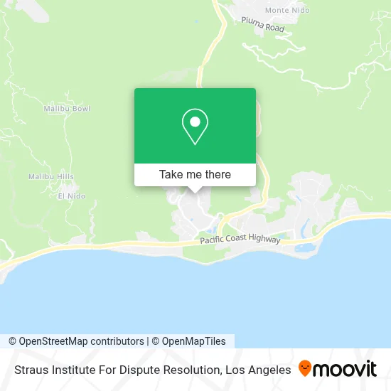 Straus Institute For Dispute Resolution map