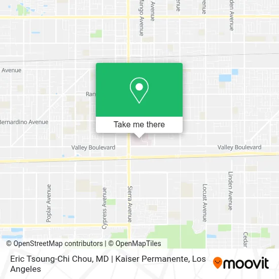 Eric Tsoung-Chi Chou, MD | Kaiser Permanente map