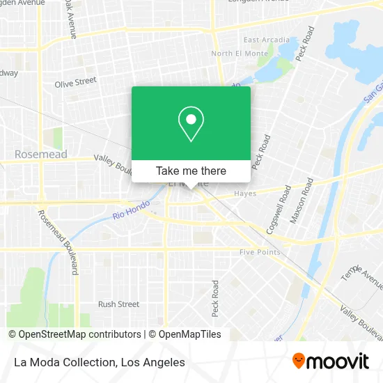 La Moda Collection map