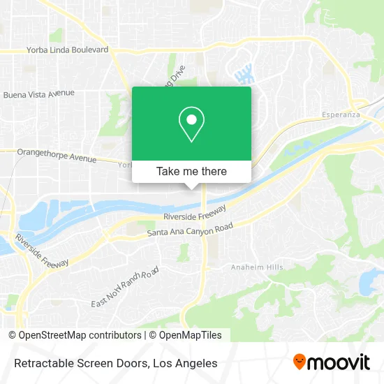 Retractable Screen Doors map