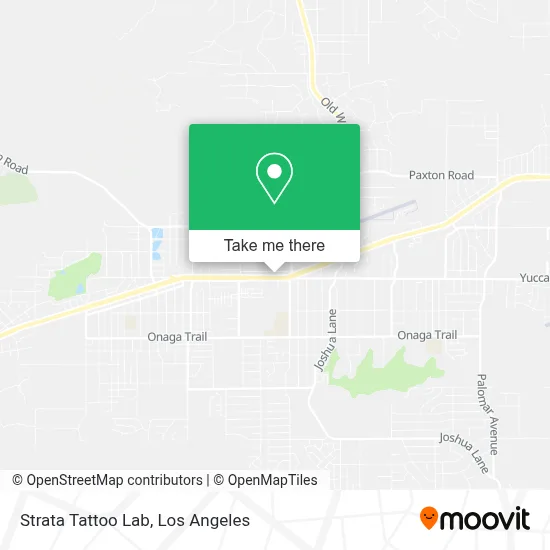 Strata Tattoo Lab map