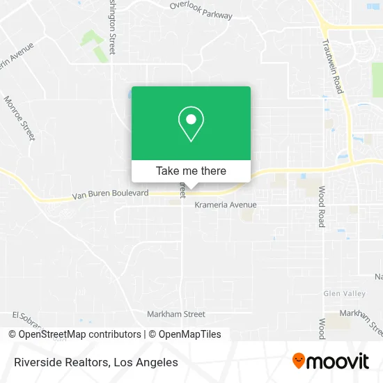 Riverside Realtors map