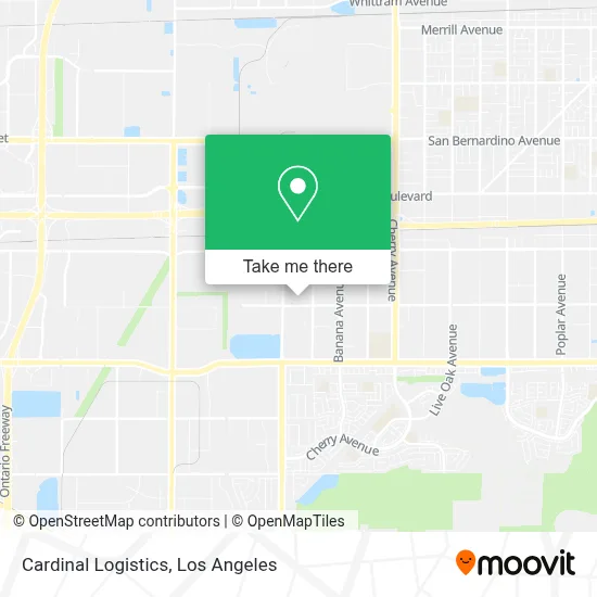 Cardinal Logistics map