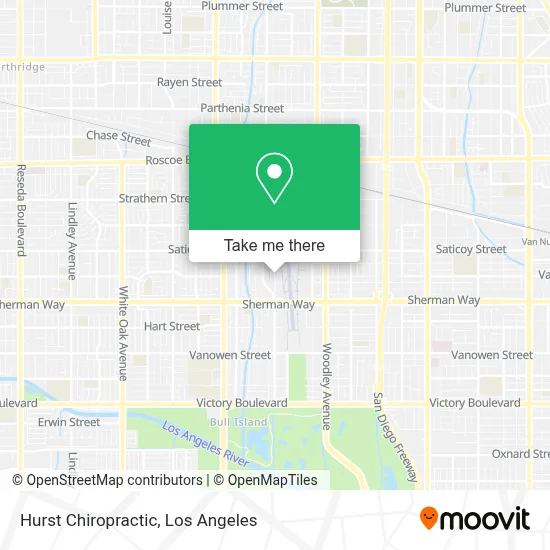 Hurst Chiropractic map
