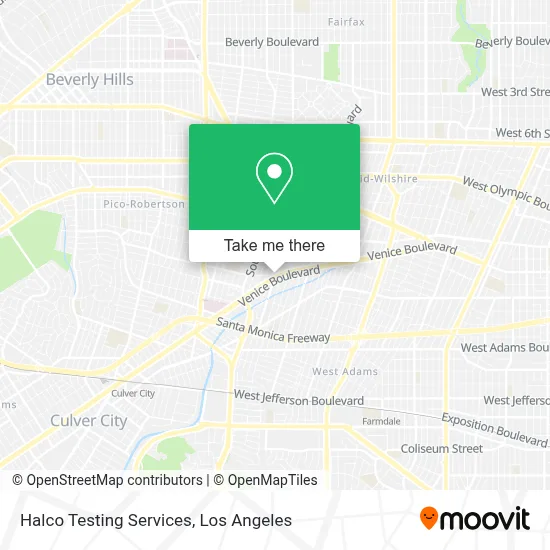 Halco Testing Services map