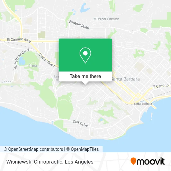 Wisniewski Chiropractic map