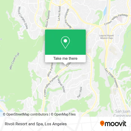 Rivoli Resort and Spa map