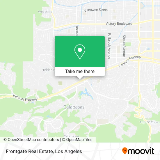 Frontgate Real Estate map