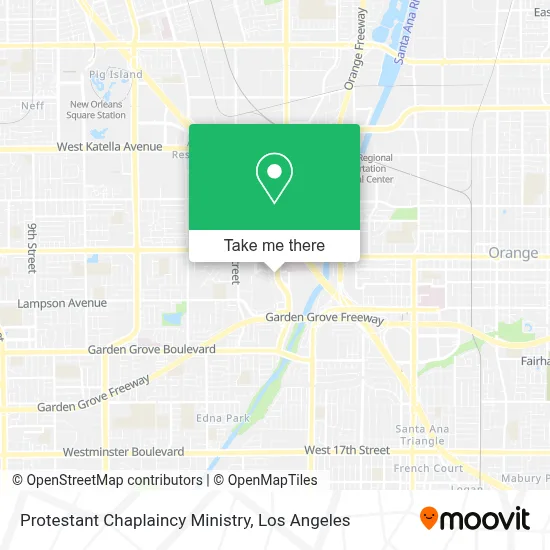 Protestant Chaplaincy Ministry map