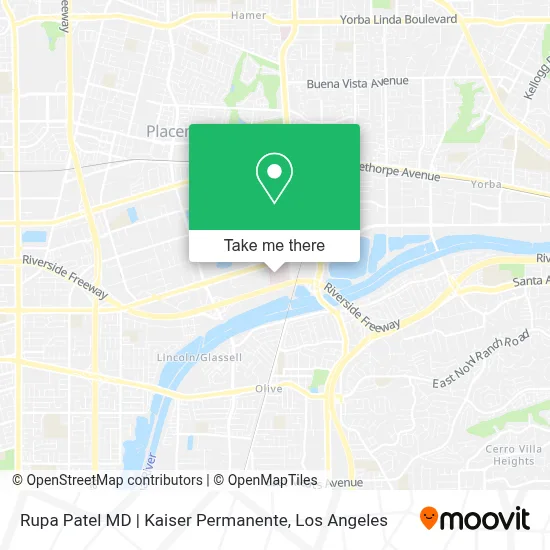 Rupa Patel MD | Kaiser Permanente map