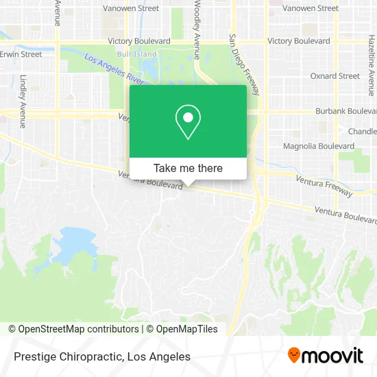 Prestige Chiropractic map
