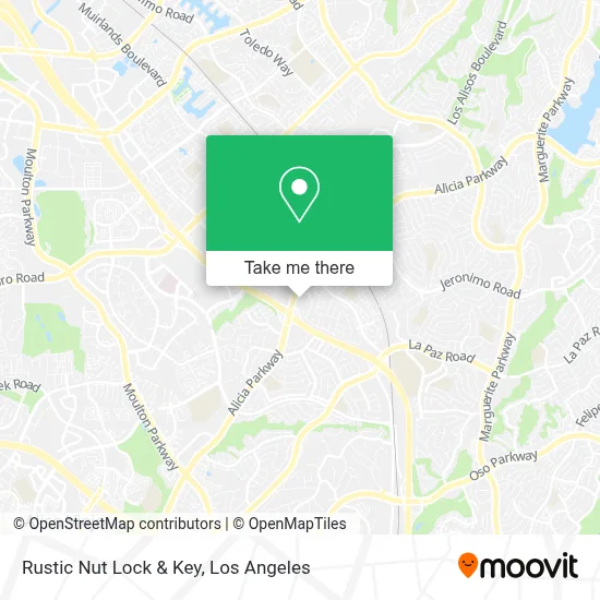 Rustic Nut Lock & Key map