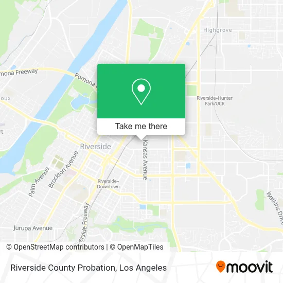 Riverside County Probation map