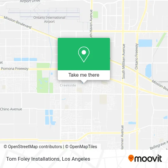 Tom Foley Installations map