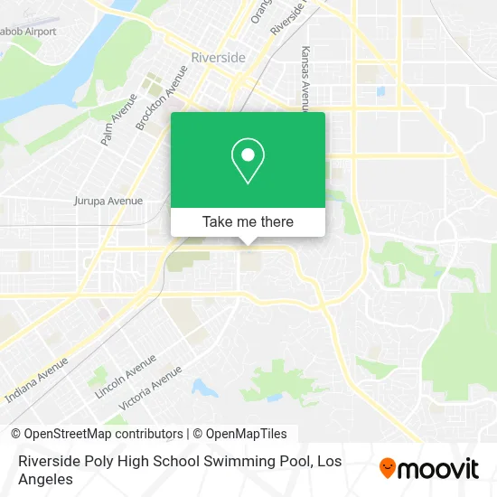 Riverside Poly High School Swimming Pool map