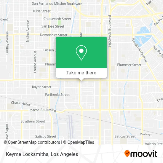 Keyme Locksmiths map