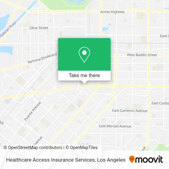 Healthcare Access Insurance Services map