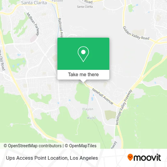 Ups Access Point Location map