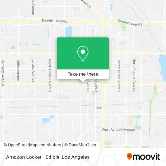 Amazon Locker - Edible map