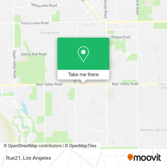Rue21 map