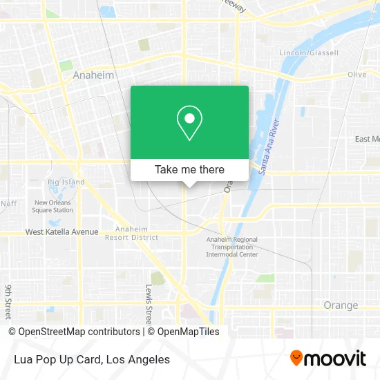 Lua Pop Up Card map