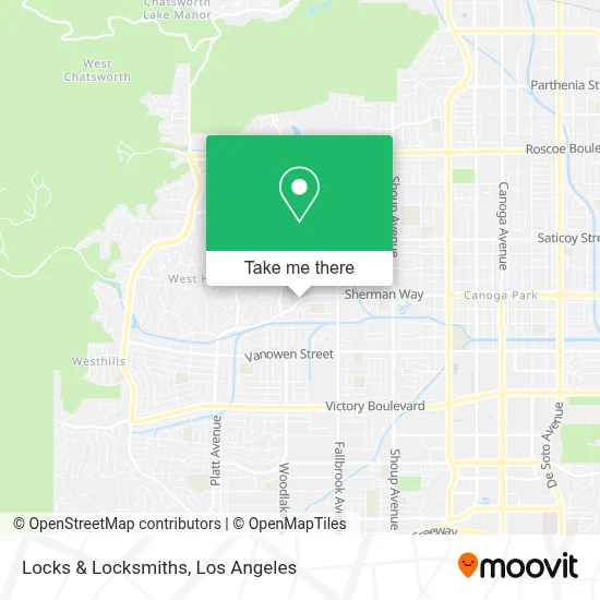 Locks & Locksmiths map