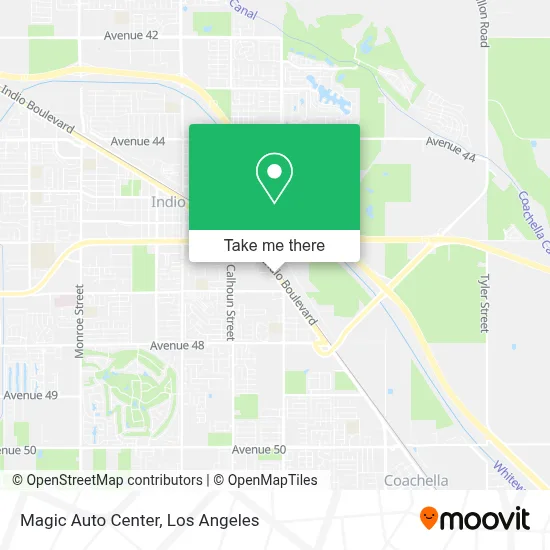 Magic Auto Center map