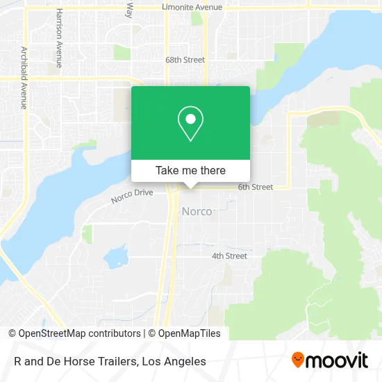 R and De Horse Trailers map