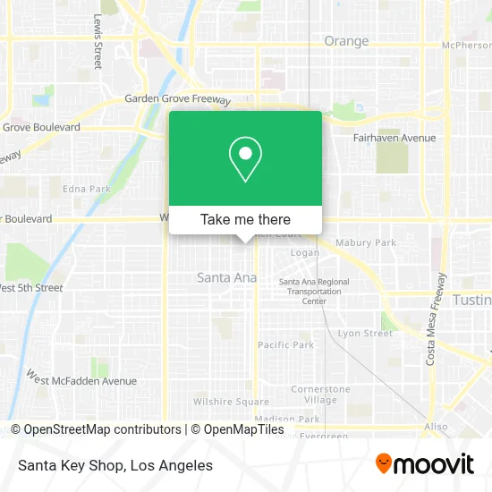 Santa Key Shop map